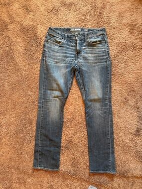 BKE Men's Straight Jeans - Medium Blue Wash